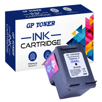 Cartus de cerneala, GP Toner, Compatibil cu HP 304XL DeskJet 2620/ 2630/ 2632/ 2633, Negru Cartus de cerneala, GP Toner, Compatibil cu HP 304XL DeskJet 2620/ 2630/ 2632/ 2633, Negru