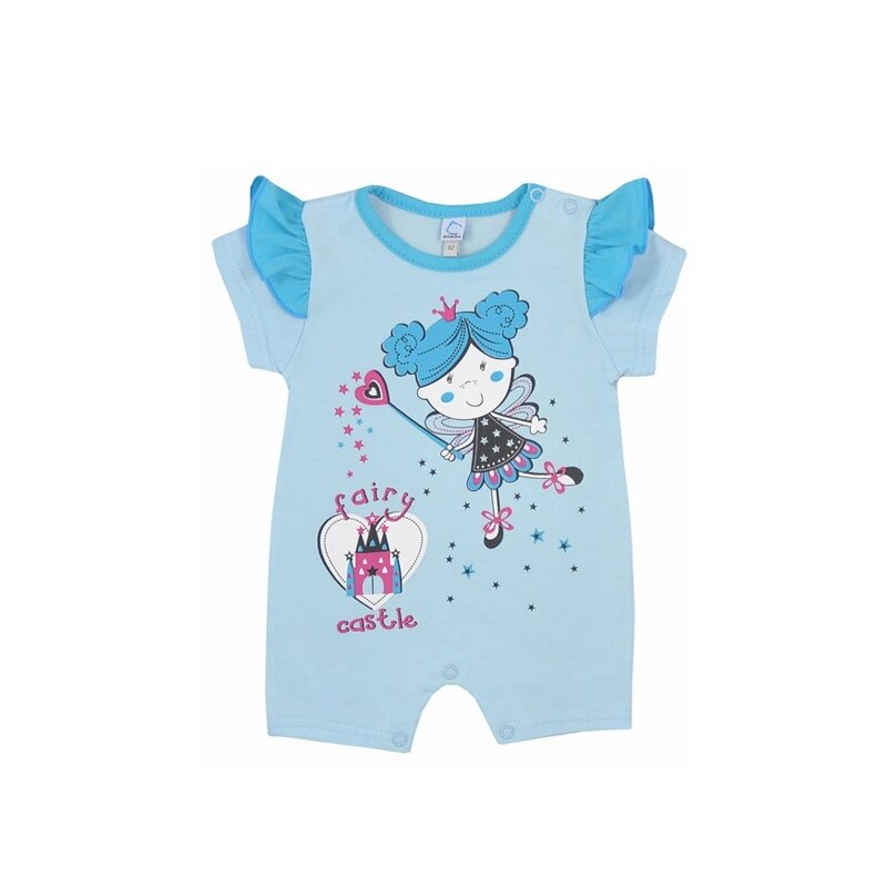 Salopeta de vara pentru fete Koala Wroszka 2802A1, Albastru 62 CM