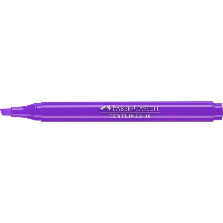 Textmarker Violet Faber-Castell 38, Varf Tesit 2 mm