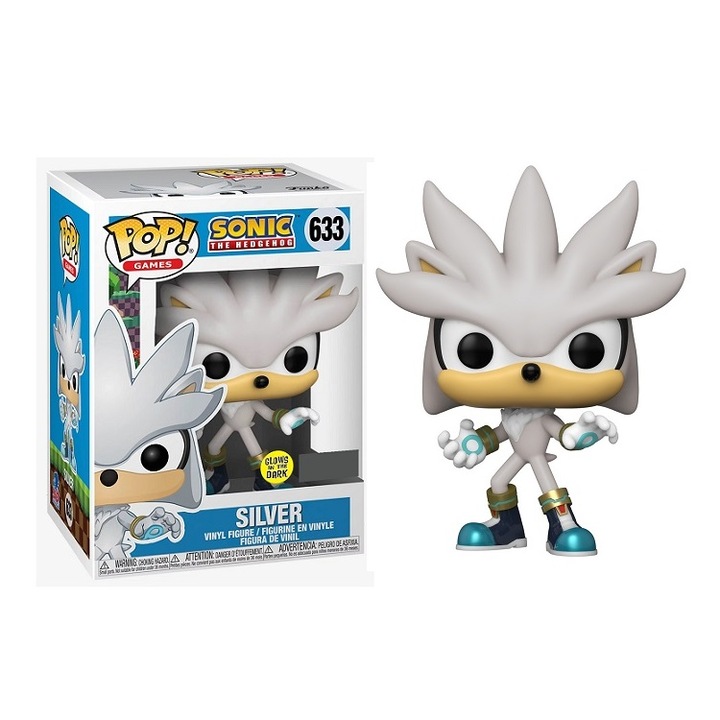 Фигурка Sonic Silver Hedgehog, Funko, Pop 633, Vinyl, 10 см, 3 години+