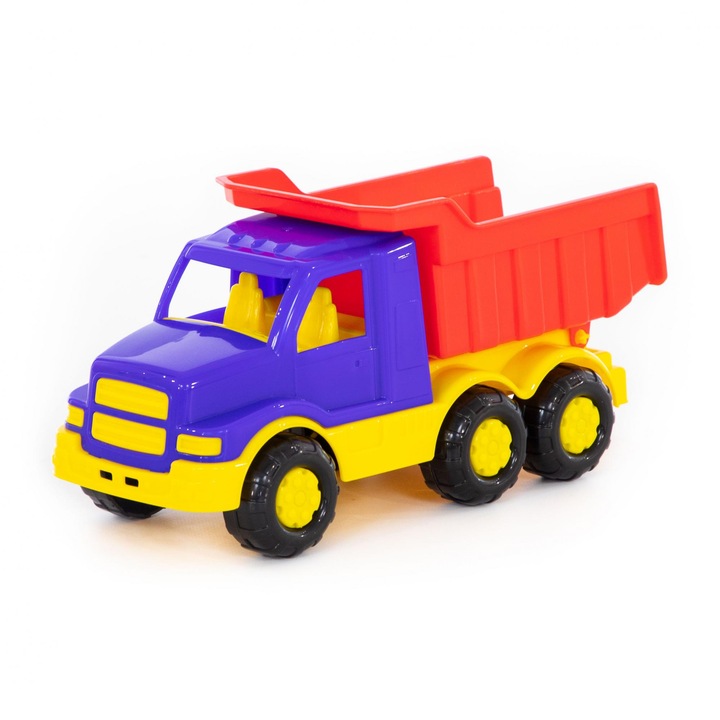Детска играчка камионPOLESIE, 26,5 см., син / червен