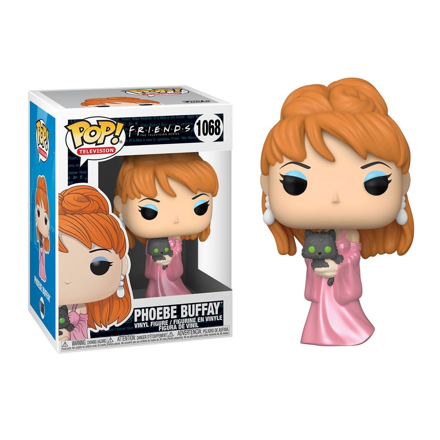 Figurina Phoebe Buffay Friends, Funko, Pop 1068, Vinil, 10 cm, 3 ani+