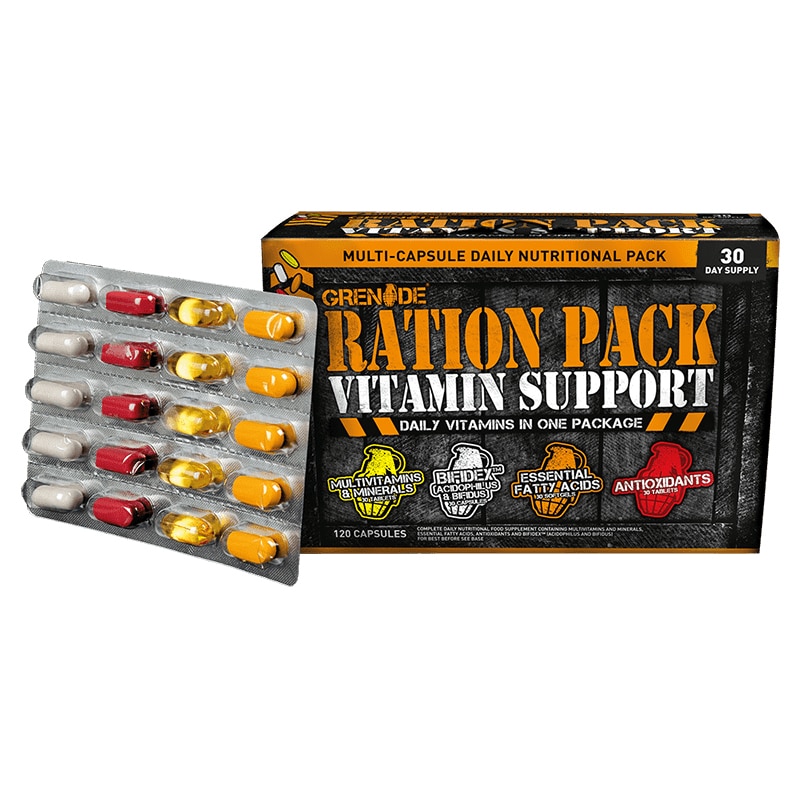 Complex de vitamine Grenade Ration Pack, 30 portii