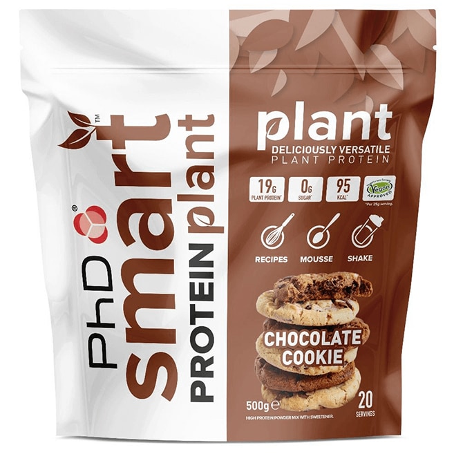 Pudra proteica vegetala PhD Smart Protein Plant, Chocolate Cookie, 500g