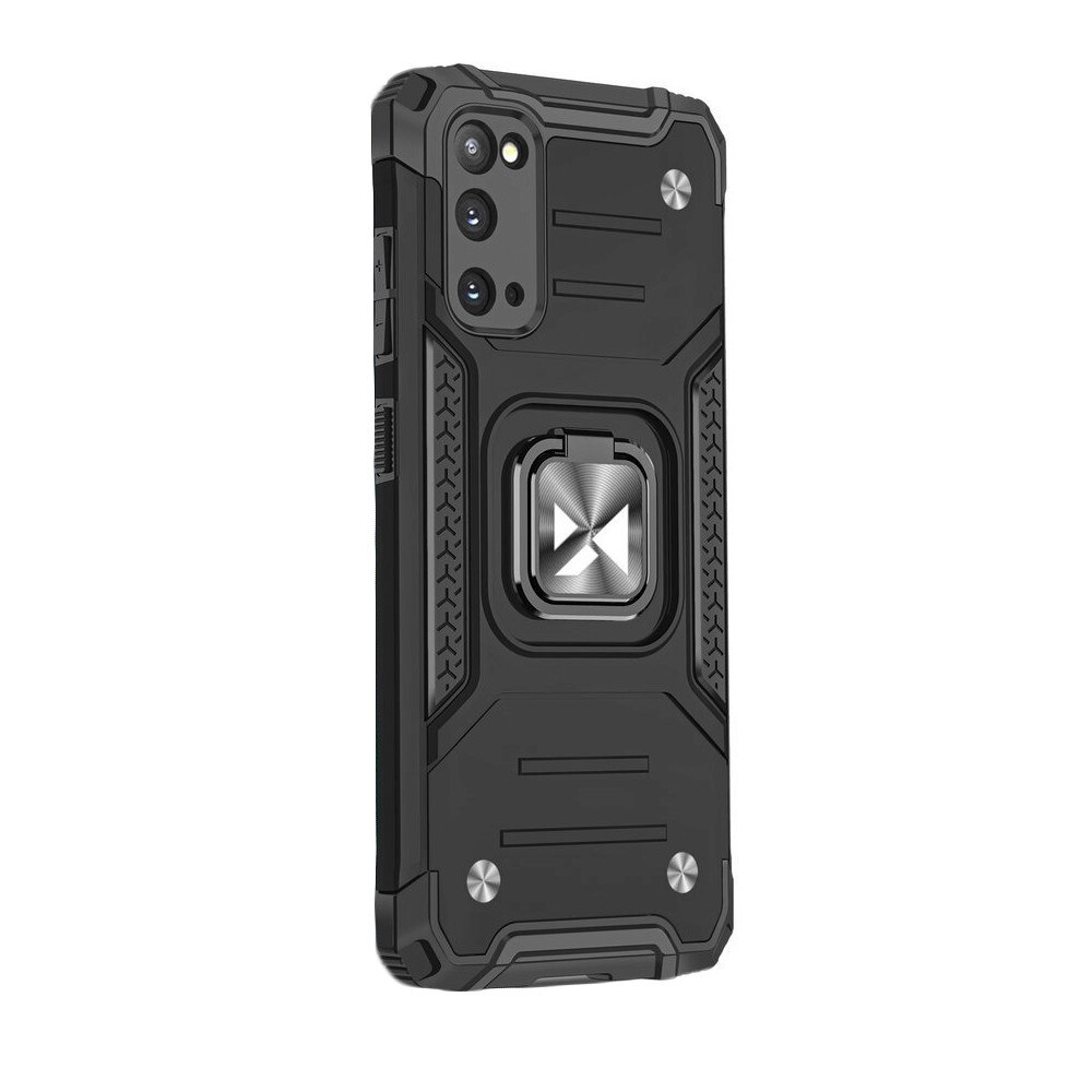 Husa Compatibila Samsung Galaxy S20, Ring Armor Case Kickstand, Wozinsky, Negru