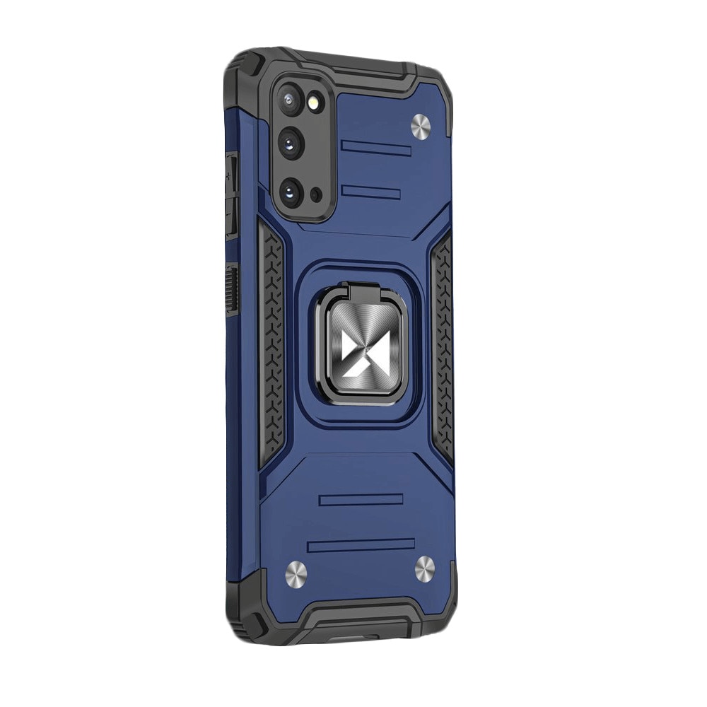 Husa Compatibila Samsung Galaxy S20, Ring Armor Case Kickstand, Wozinsky, Albastru