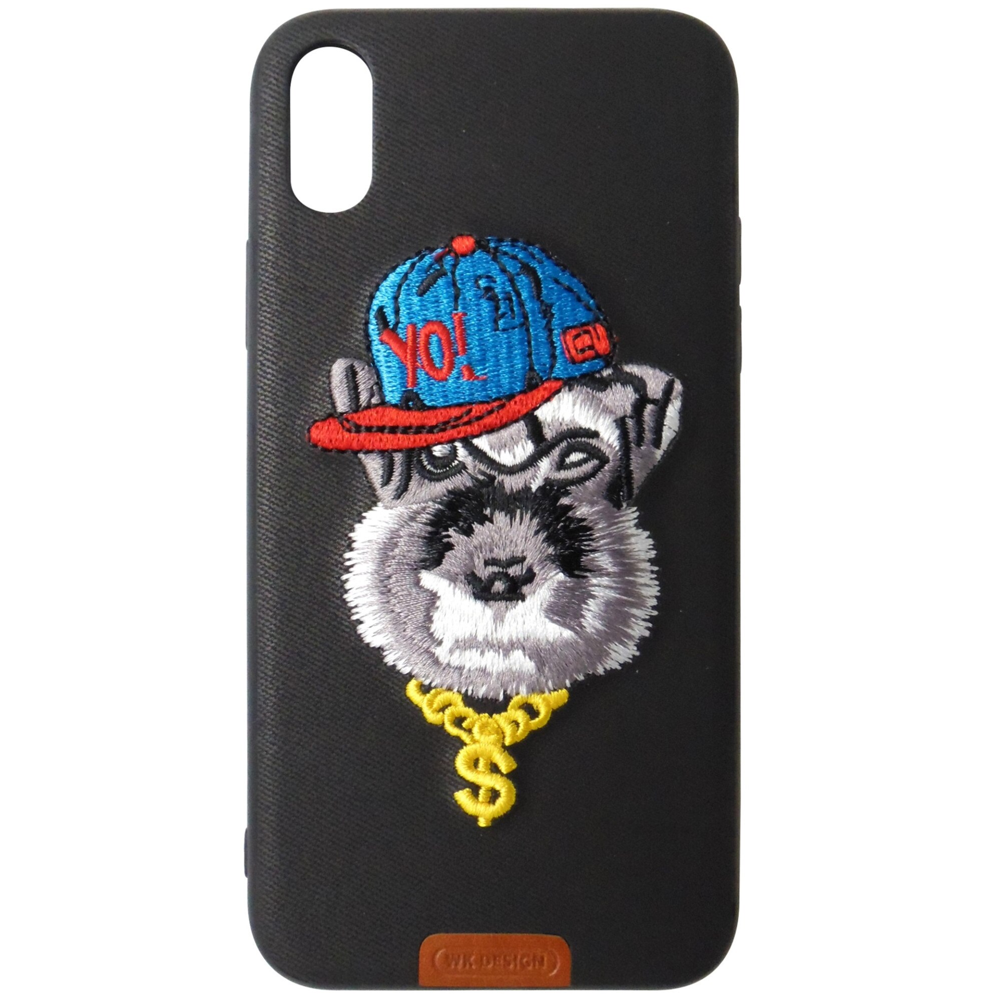 Husa tip capac spate WK Design Cute Pet-2 (broderie multicolora) silicon TPU + plastic pentru Apple iPhone X/XS