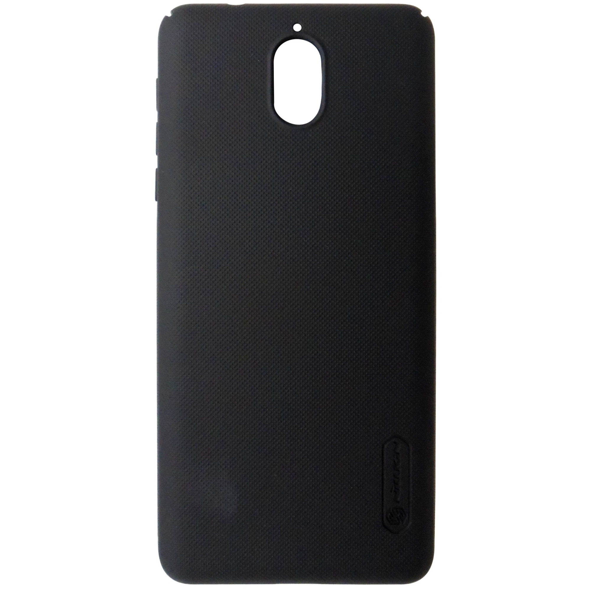 Husa tip capac spate cu stand Nillkin Super Frosted policarbonat negru pentru Nokia 3.1