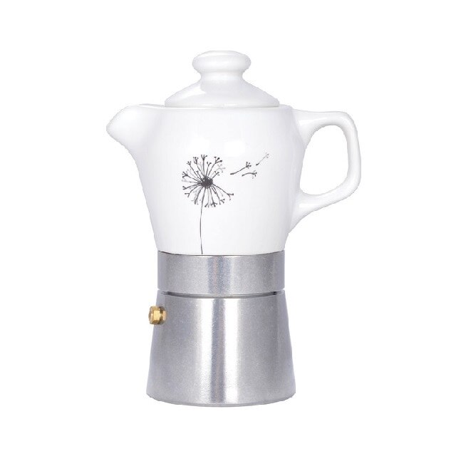 Cafetiera Espresso, portelan pentru 2 persoane