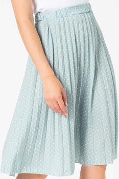 Haily's, Fusta midi cu pliuri Leah, Verde pal, L Haily's, Fusta midi cu pliuri Leah, Verde pal, L