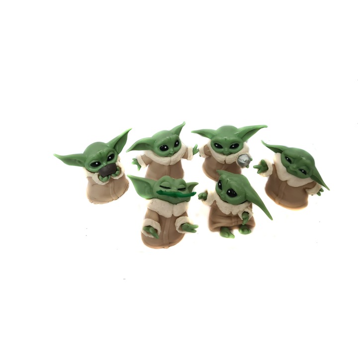 Set 6 figurine Star Wars -Baby Yoda , 5 cm ,