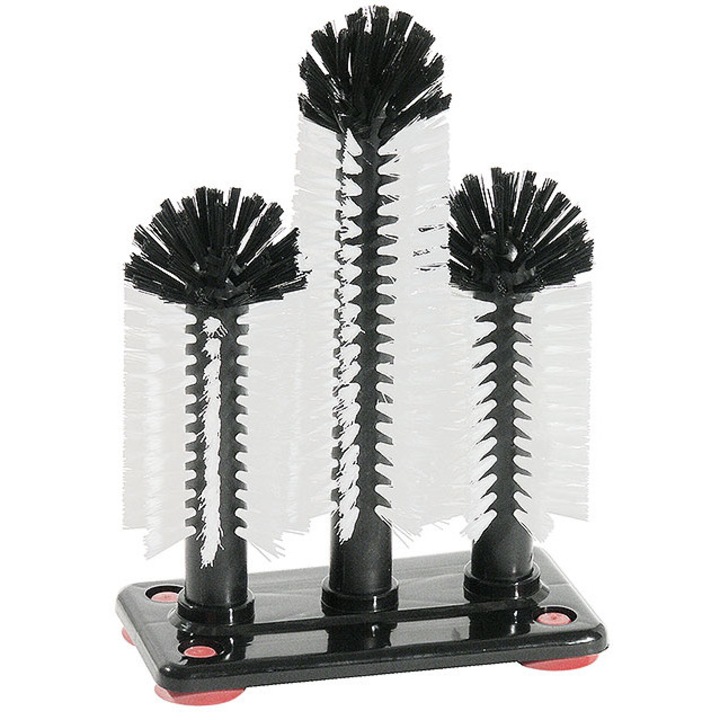 Set de 3 perii pentru spalat pahare
