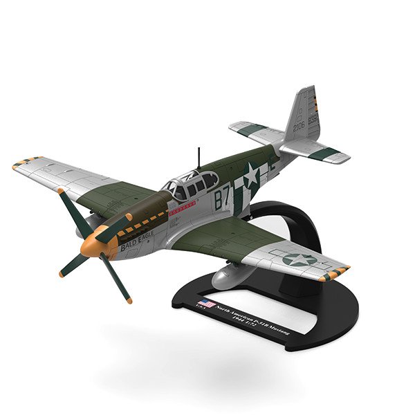 Aeromacheta, Editia nr 02, North American P-51B Mustang, Metal, 1:72