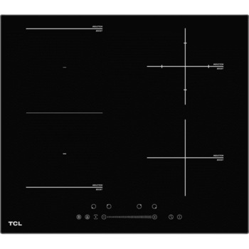 Plita Incorporabila TCL TI59B4S, Inductie, 4 zone de gatit, 59cm, Negru Plita Incorporabila TCL TI59B4S, Inductie, 4 zone de gatit, 59cm, Negru
