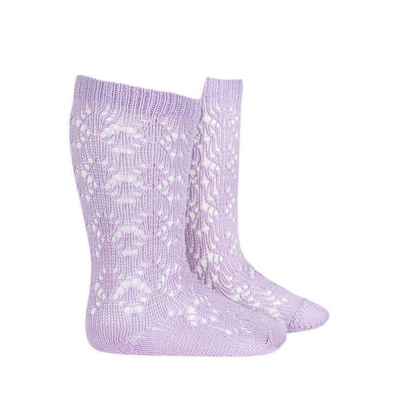 Sosete lungi cu model geometric, Mov