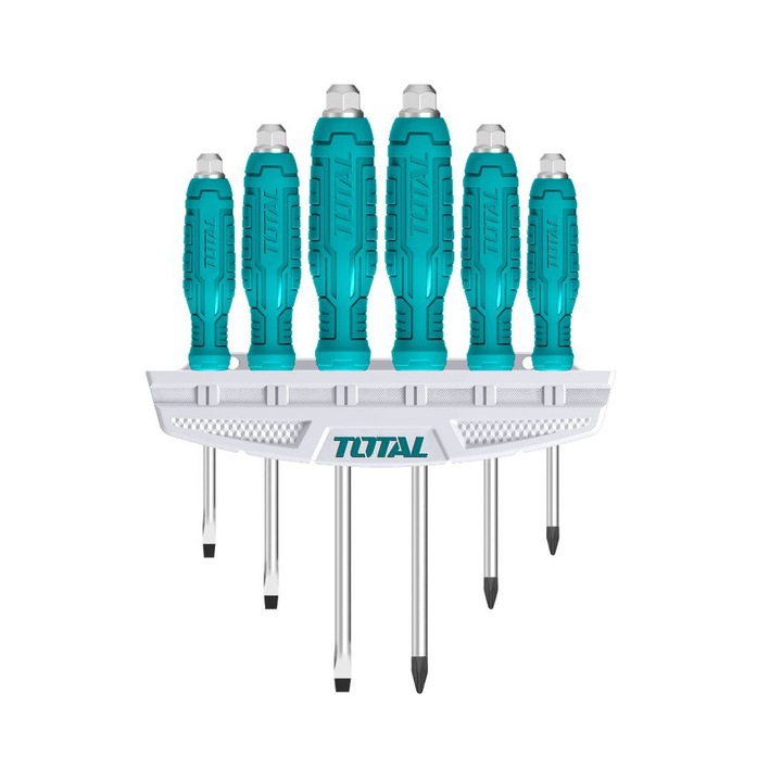Set surubelnite de impact cu suport TOTAL, SL, PH, 6 buc