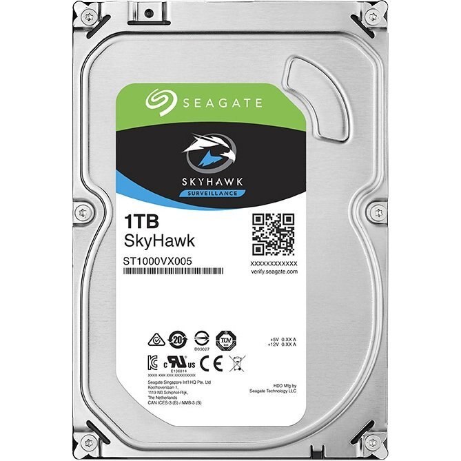Hard disk, pentru sisteme de supraveghere, 1TB, Seagate, surveillance, Skyhawk, ST1000VX001