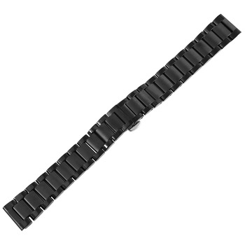 Bratara ceas, otel inoxidabil, neagra, 18 mm, 184-180 Bratara ceas, otel inoxidabil, neagra, 18 mm, 184-180