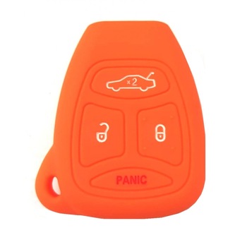 Husa din silicon pentru cheie auto CHEVROLET 3 butoane plus buton panica Husa din silicon pentru cheie auto CHEVROLET 3 butoane plus buton panica