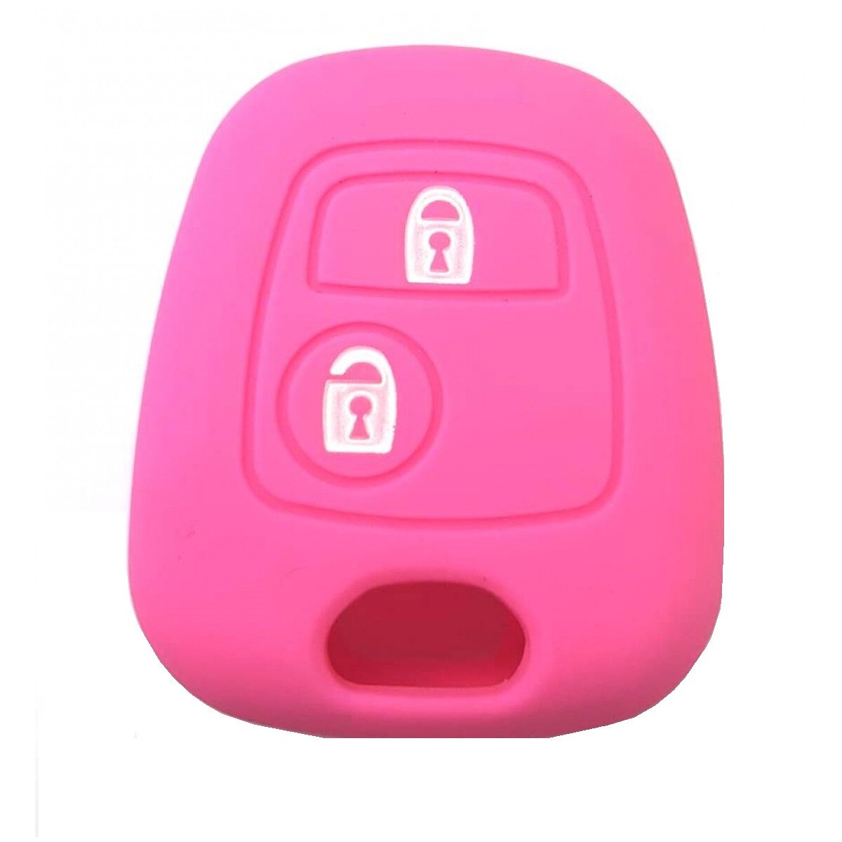 Husa din silicon mov pentru cheie auto CITROEN 2 butoane