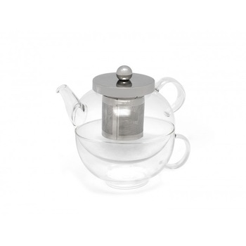 Ceainic din sticla borosilicata, Modena, 500ml, Bredemeijer,003638 Ceainic din sticla borosilicata, Modena, 500ml, Bredemeijer,003638