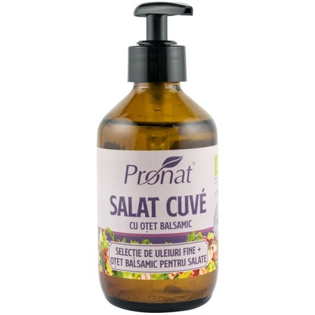 Selectie de Uleiuri si Otet Balsamic Bio pentru Salate Salat Cuve 250 mililitri Pronat