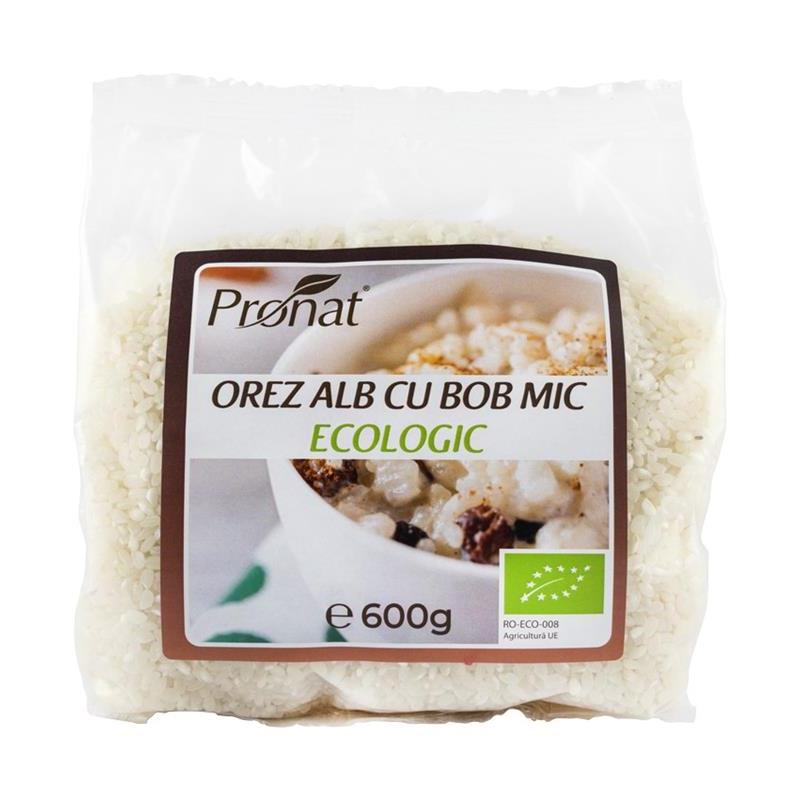 Orez Alb cu Bob Mic Bio 600 grame Pronat
