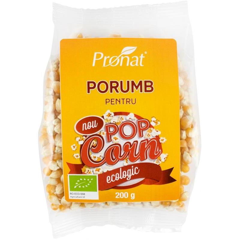 Porumb pentru Popcorn Bio 200 grame Pronat