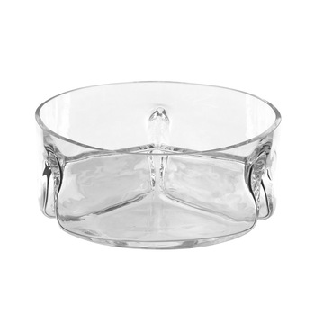 Bol servire Maxy, sticla, compartimentat, 23 cm Bol servire Maxy, sticla, compartimentat, 23 cm