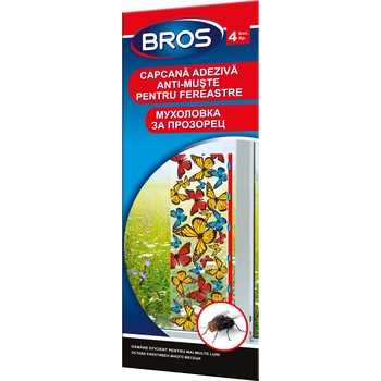 Set 4 Capcane Colorate Adezive Fereastra Impotriva Mustelor Bros Set 4 Capcane Colorate Adezive Fereastra Impotriva Mustelor Bros