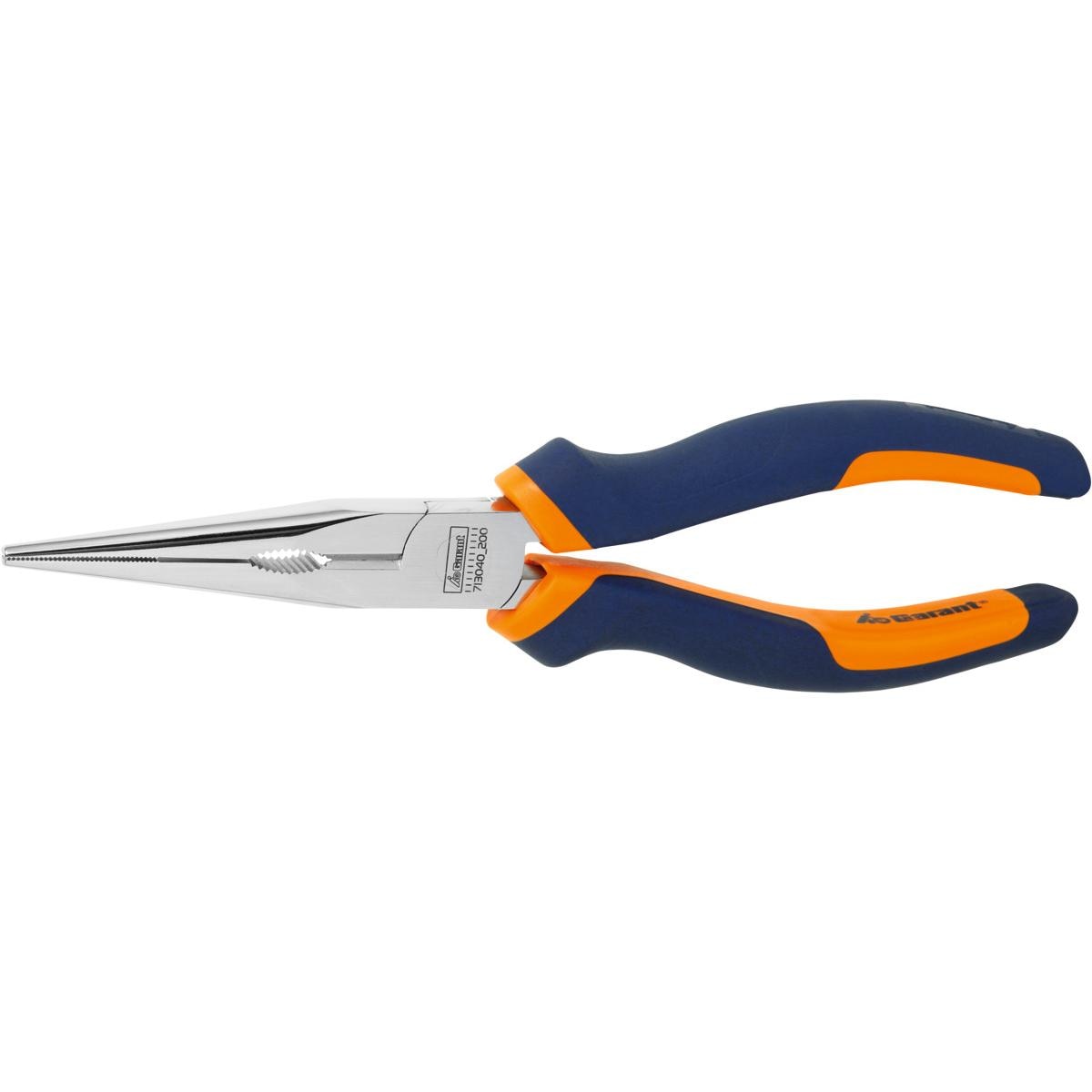 Cleste cu falci rotunde plate, drept, cromat, cu mansoane de prindere 200 mm