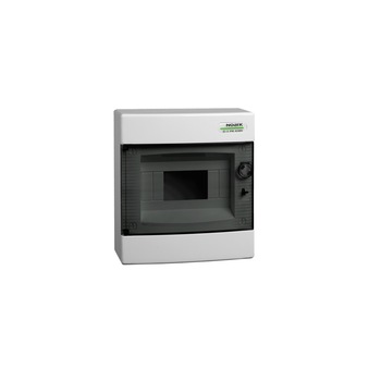 Cofret de distributie din plastic, Montare Aparenta, Usa transparenta, IP40, 1x 8 Module Cofret de distributie din plastic, Montare Aparenta, Usa transparenta, IP40, 1x 8 Module