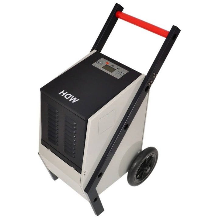 Dezumidificator santier WDH-500AH, Metal, 50 litri/zi, Negru/Gri