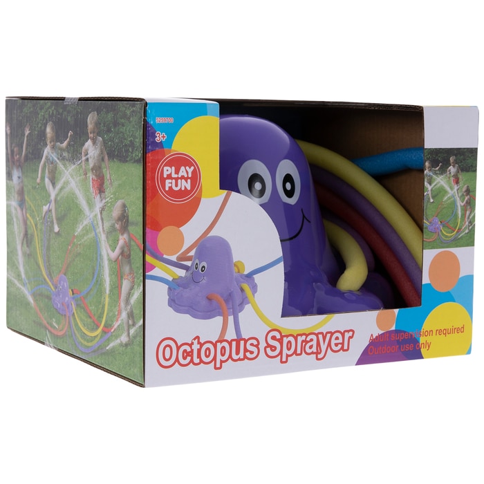 Stropitoare de gradina Playfun, Caracatita, Mov
