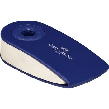 Radiera pentru Creion Faber – Castell Sleeve Mini, Albastru Radiera pentru Creion Faber – Castell Sleeve Mini, Albastru