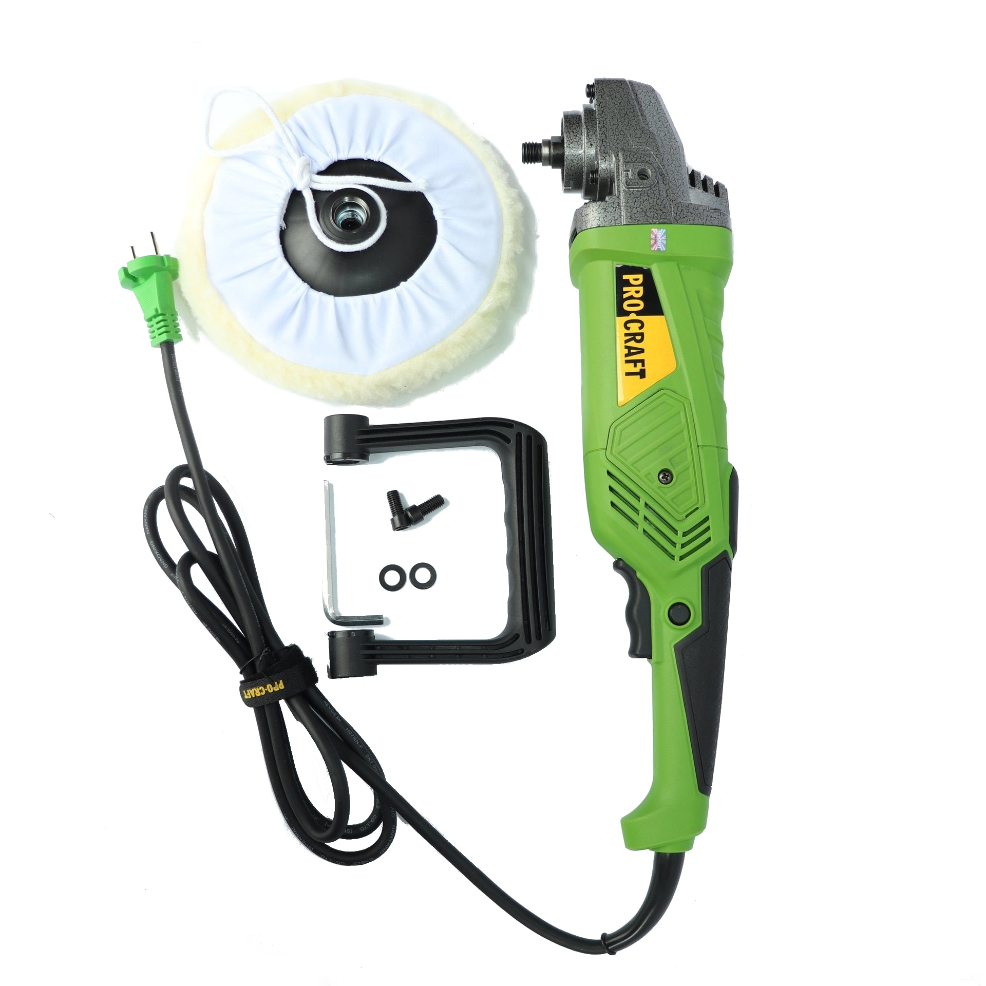 Полираща машина Procraft PM2100E, 2100 W, 800-3300 об/мин, 180 мм - eMAG.bg
