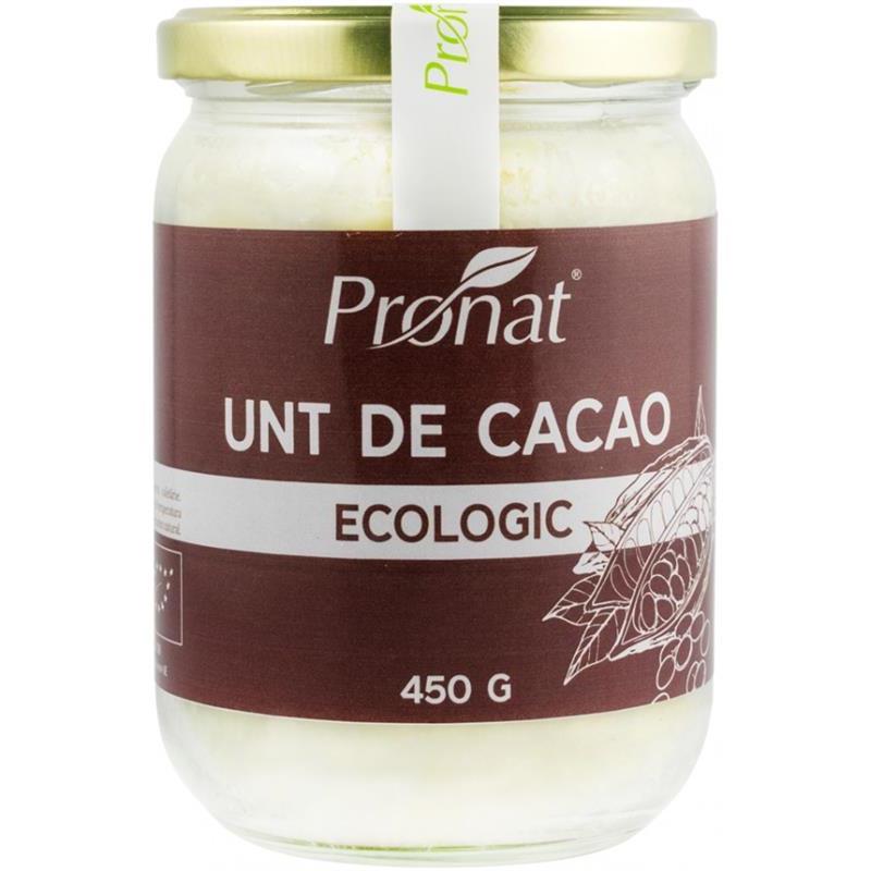 Unt de Cacao Bio 450 grame Pronat