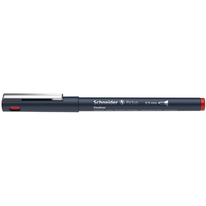 Fineliner Schneider Pictus 0,9 mm, piros