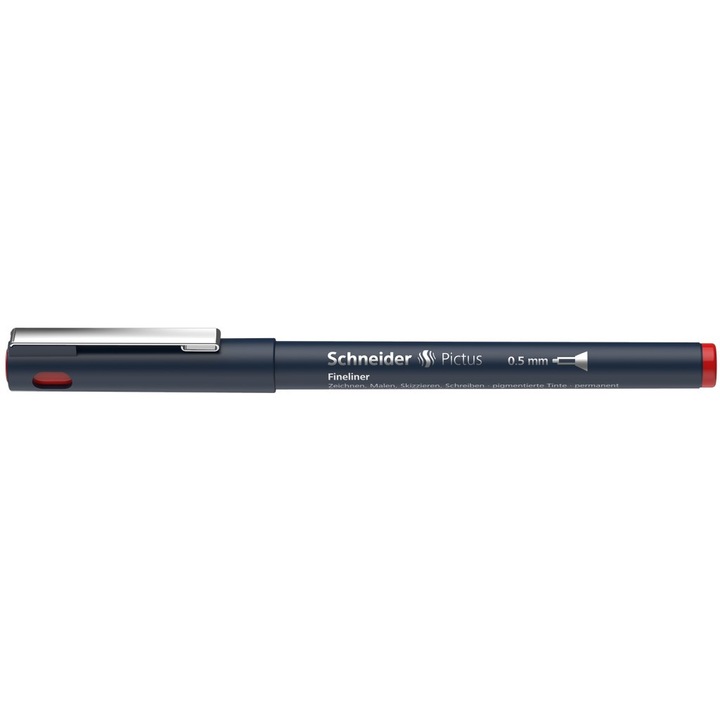 Fineliner Schneider Pictus 0,5 mm, Rosu