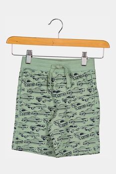 GAP, Pantaloni scurti cu snur in talie, Verde sparanghel/bleumarin inchis GAP, Pantaloni scurti cu snur in talie, Verde sparanghel/bleumarin inchis