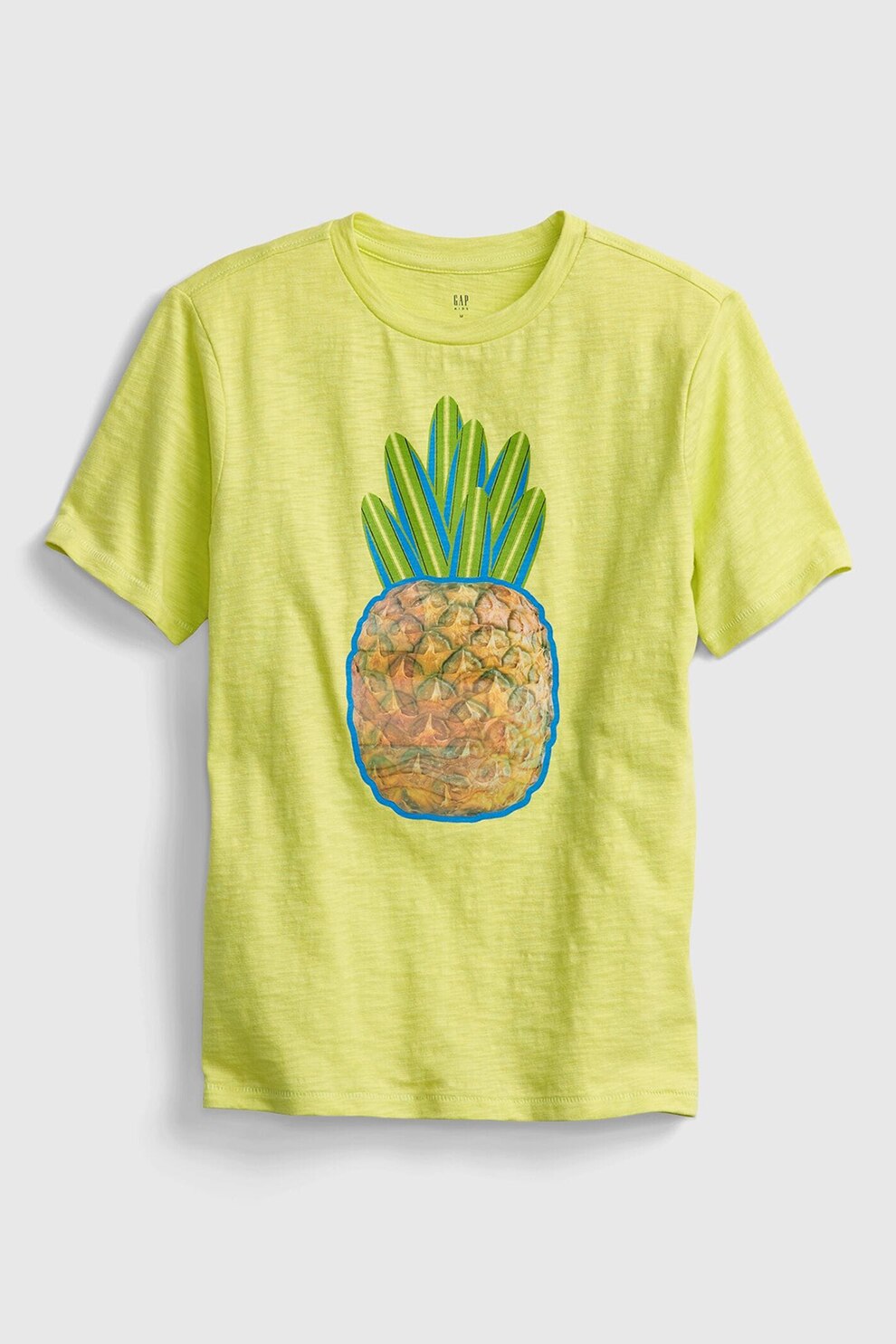GAP, Tricou cu imprimeu grafic, Verde lime