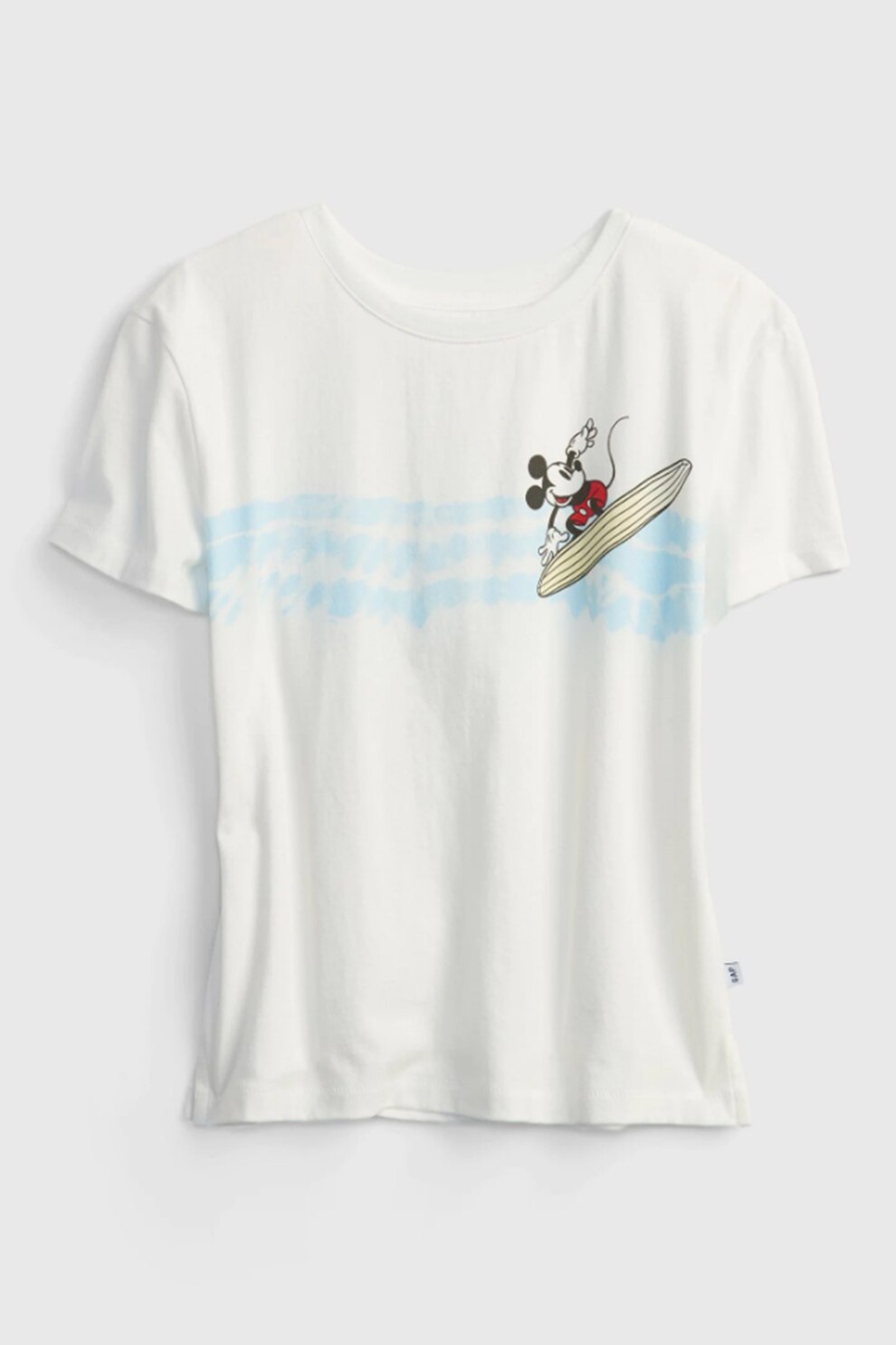 GAP, Tricou cu Mickey Mouse, Alb/Bleu