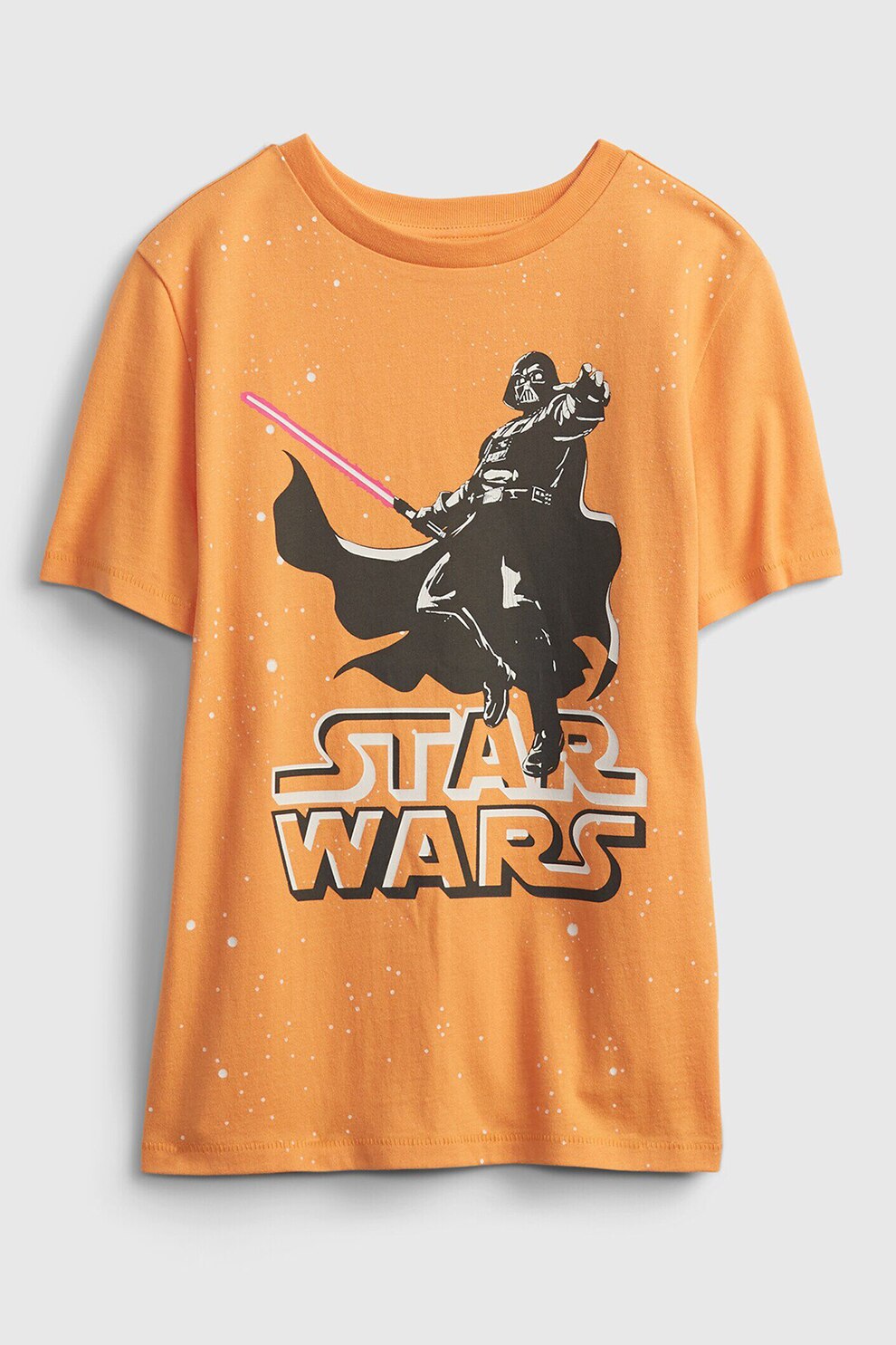 GAP, Tricou cu imprimeu Star Wars, Oranj stins/Negru
