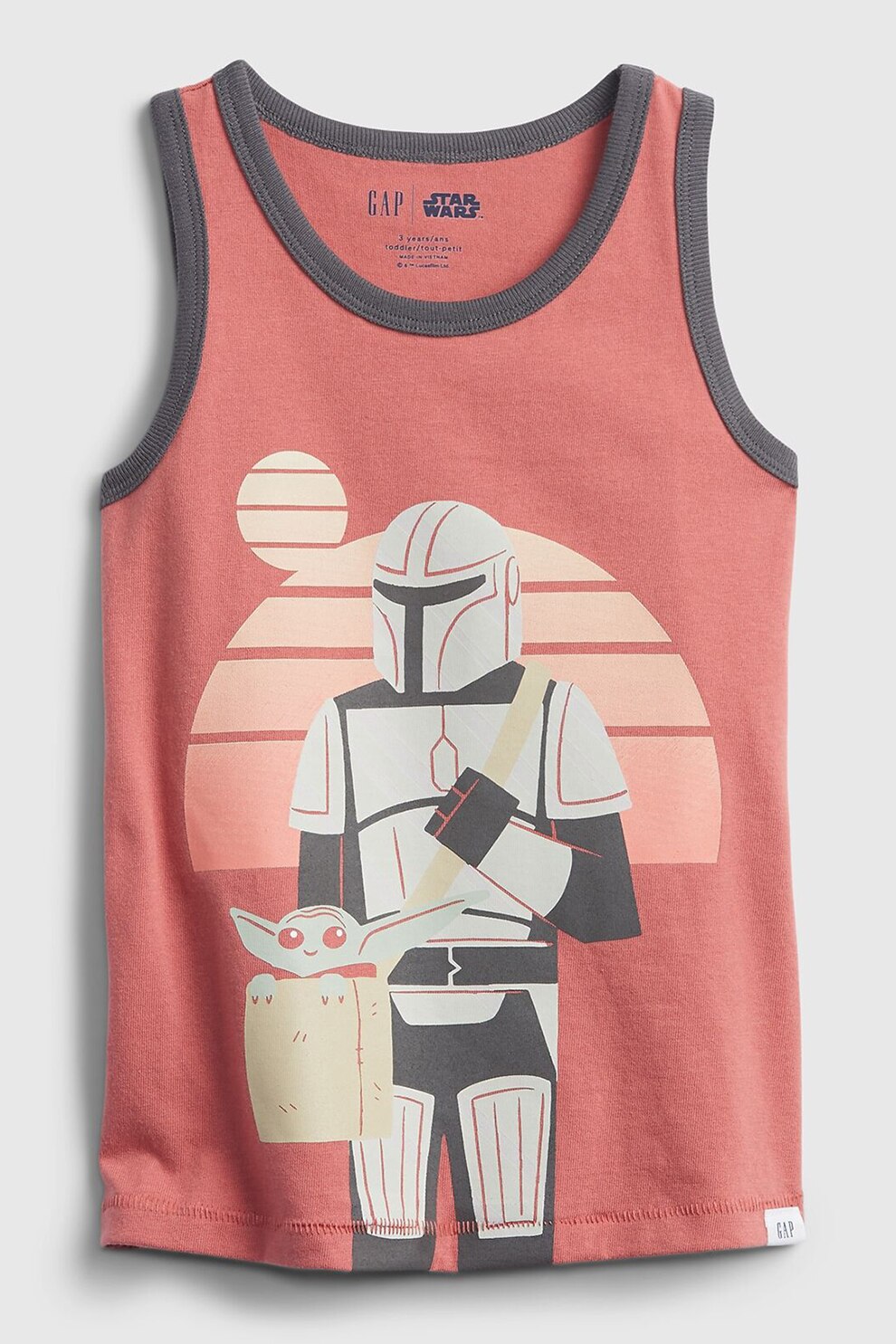 GAP, Top cu tema Star Wars™ din bumbac, Rosu stins