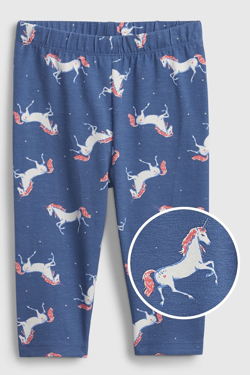 GAP, Colanti crop din amestec de bumbac organic, Bleumarin