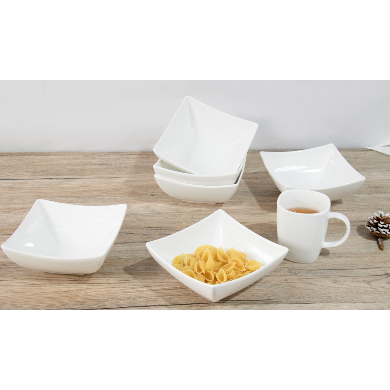 Set 6 boluri Kring Cuisine Selected, 700 ml, 15.2x15.2x7 cm, portelan