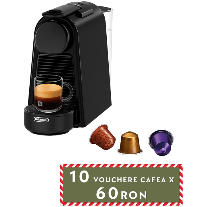 Espressor Nespresso by De’Longhi Essenza Mini Black, 19 bari