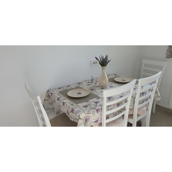 Fata de masa lavanda, 100% bumbac, 120X150 cm Fata de masa lavanda, 100% bumbac, 120X150 cm