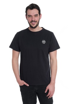 Tricou personalizat cu logo firma ta prin broderie, bumbac, Dress To Impress, Negru, XL Tricou personalizat cu logo firma ta prin broderie, bumbac, Dress To Impress, Negru, XL