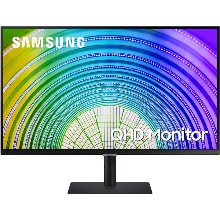 Samsung VA LED Monitor 32", WQHD, DisplayPort, FreeSync, Vesa, Fekete